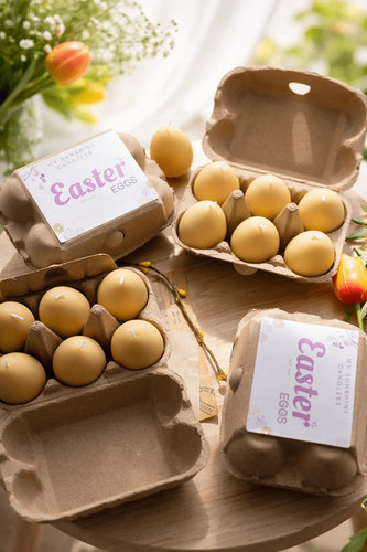 Easter egg candle - easter, box