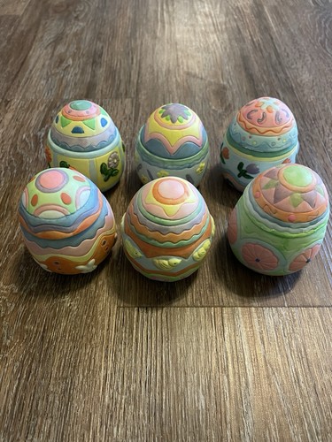 New open box ceramic easter - open,