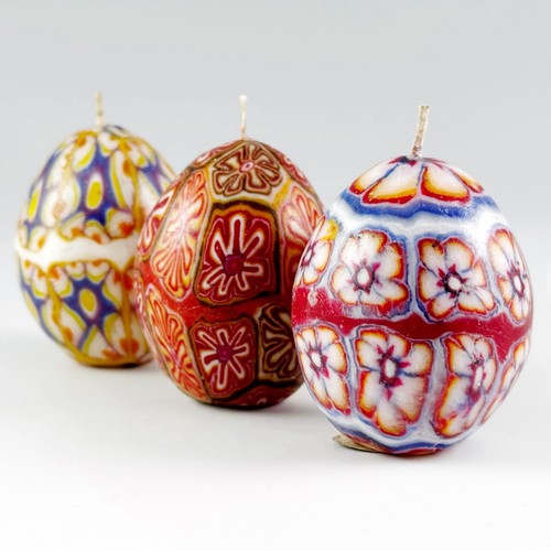 Easter egg swazi candles - 3,